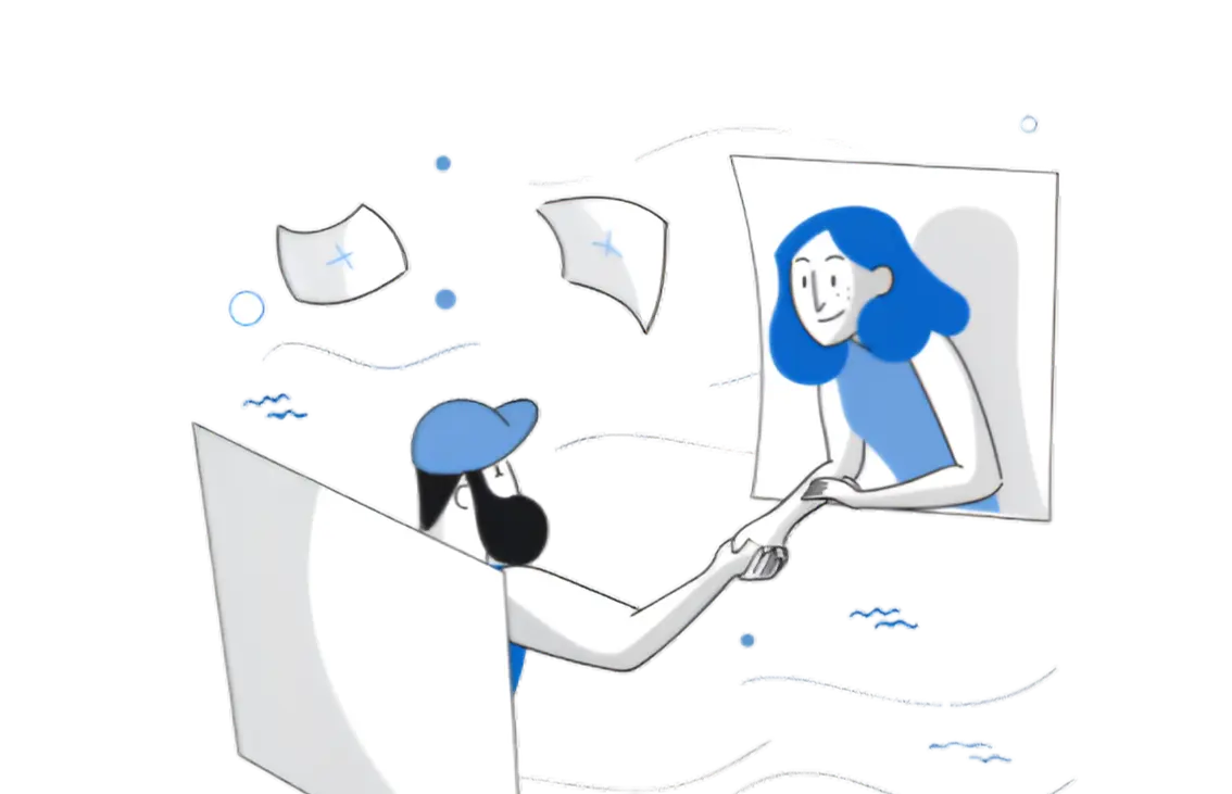 Matching algorithm connecting people